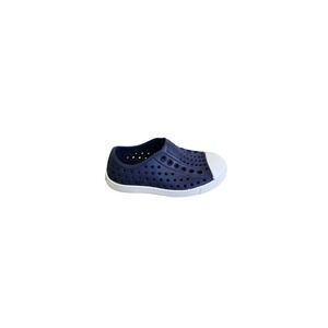 Native Jefferson Shoes Navy Blue Slip On Outdoor Play Sneakers Size 5 Toddler